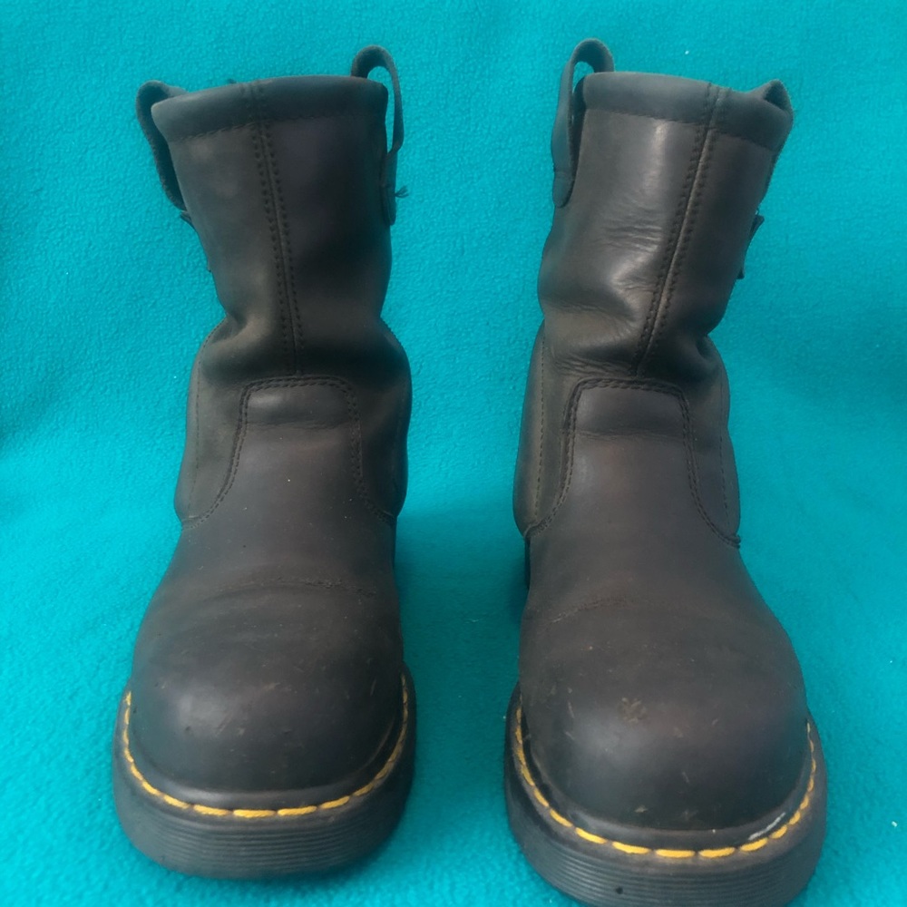 Doc Marten Steel Toe Safety Boots ESTIMATED  Sz 7.5